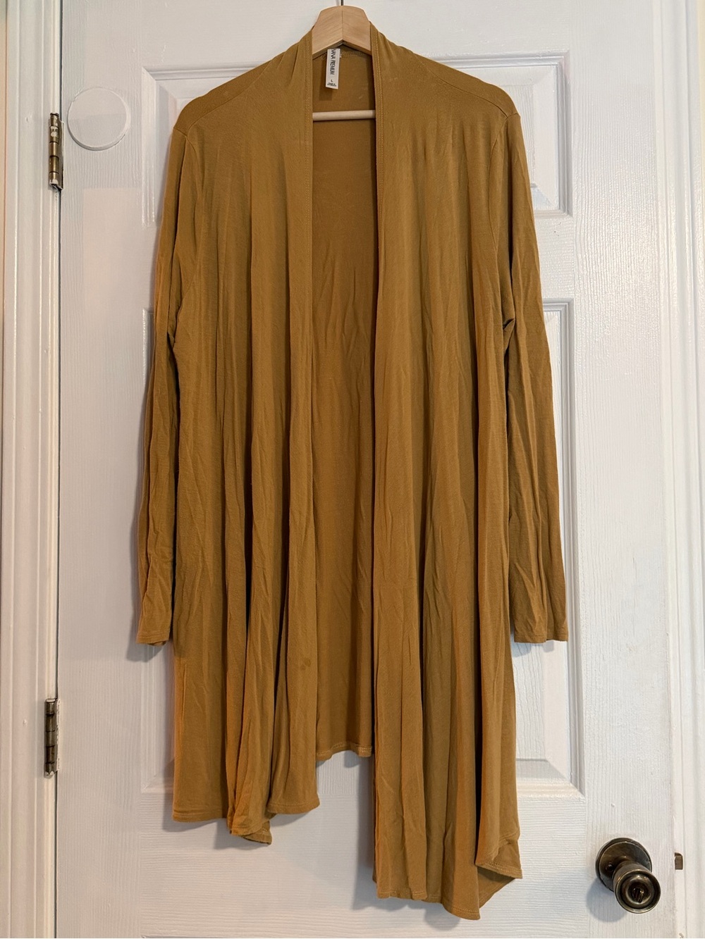 Zenana Premium Mustard Yellow Cardigan
